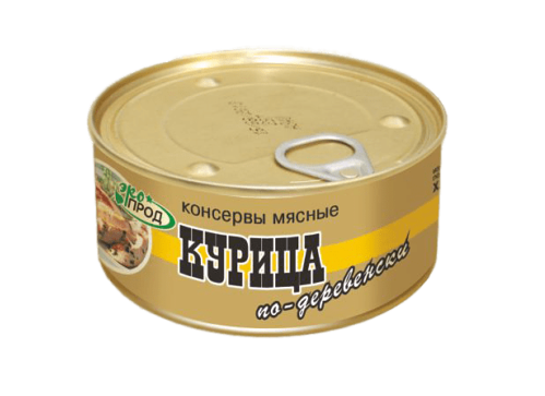 Курица тушеная по-деревенски 