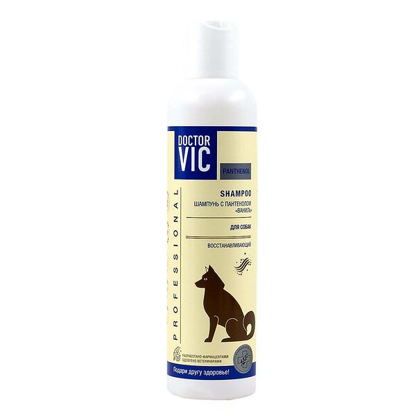 Шампунь для собак DOCTOR VIC с пантенолом, ваниль