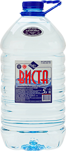 

Вода питьевая Виста негазированная 5 л