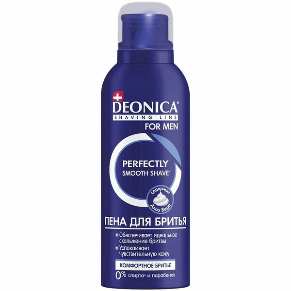 Пена для бритья Deonica For Men Комфортное бритье