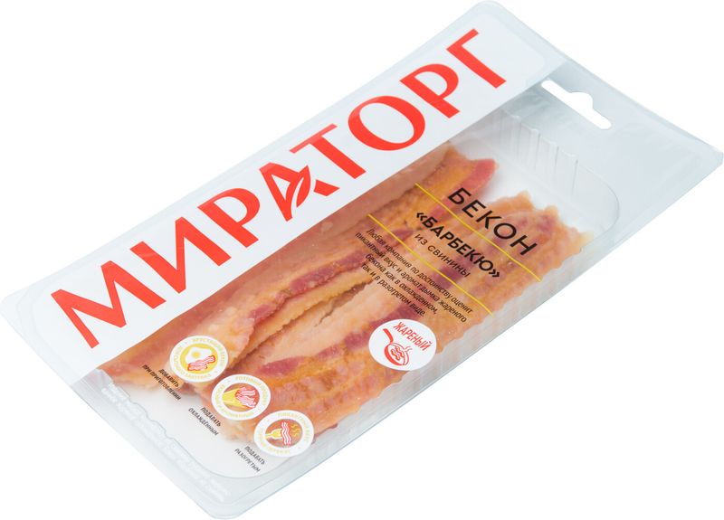 

Бекон Мираторг Барбекю жареный 80 г