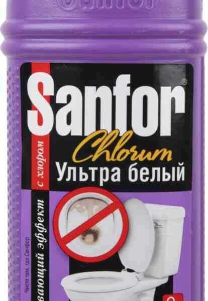 Средство для чистки ванн и унитазов Sanfor Chlorum