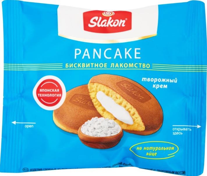 

Пирожное pancake Slakon Творожный вкус