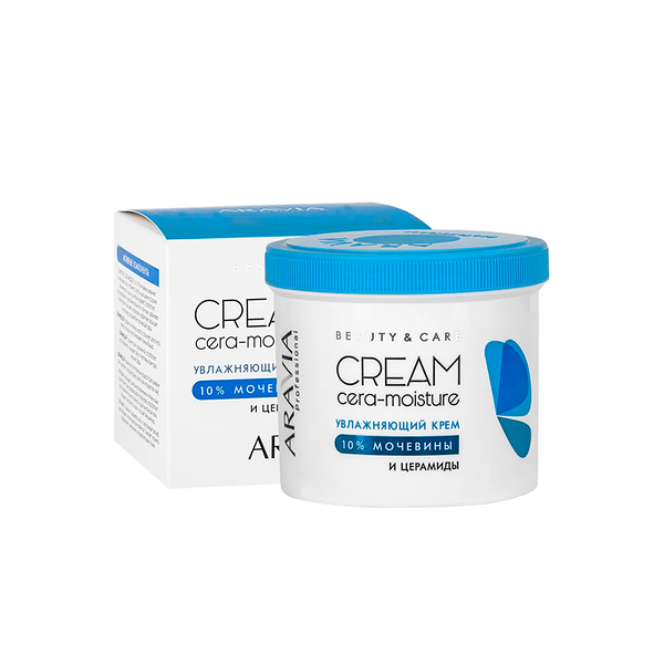 Увлажняющий крем для лица и тела ARAVIA Professional Cera-moisture Cream 550 мл