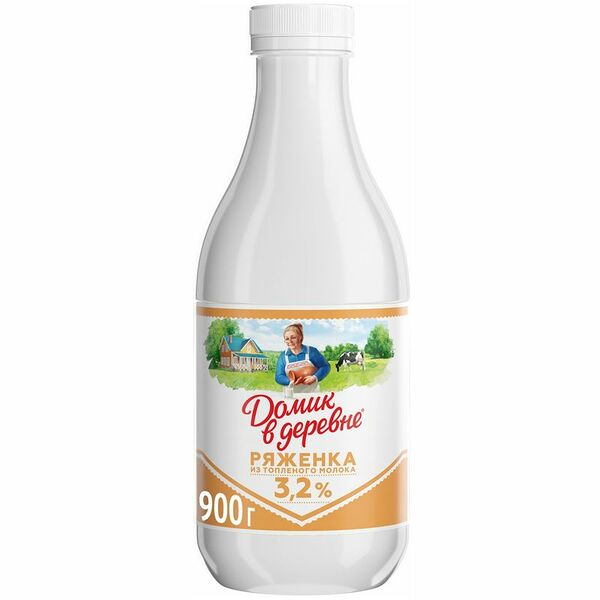 Ряженка Домик в Деревне 3.2%, 900мл