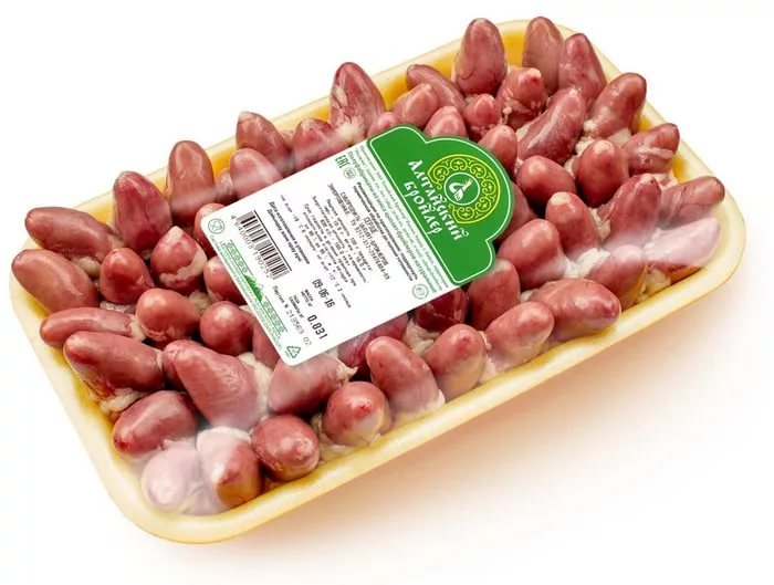 

Сердце цыпленка-бройлера Алтайский бройлер охлажденное вес