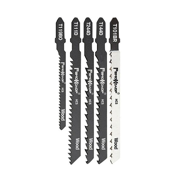 Набор полотен для электролобзика, по дереву, 5 шт