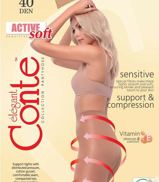 Колготки Conte Elegant Active Soft 40 Natural Размер 2