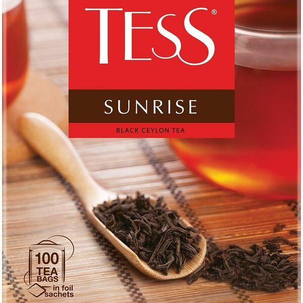 Чай черный Tess Sunrise в пакетиках