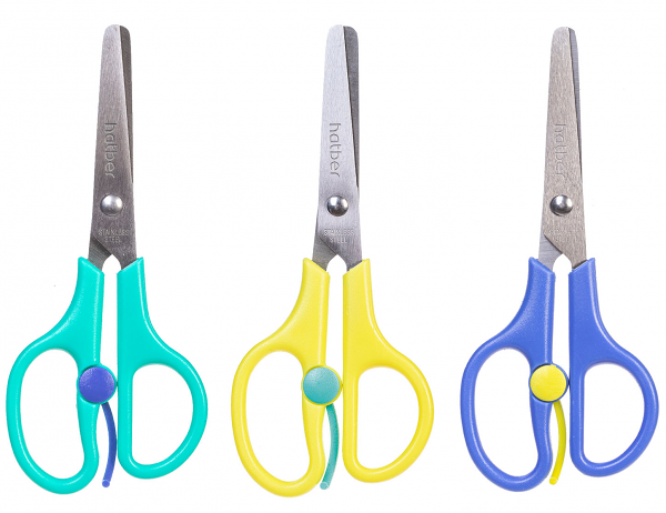Ножницы детские с усилителем Hatber Кис-Кис, 13,5 см