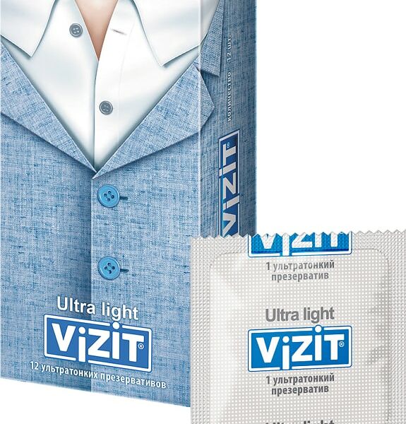 Презервативы ViZiT Ultra light Ультратонкие 12шт