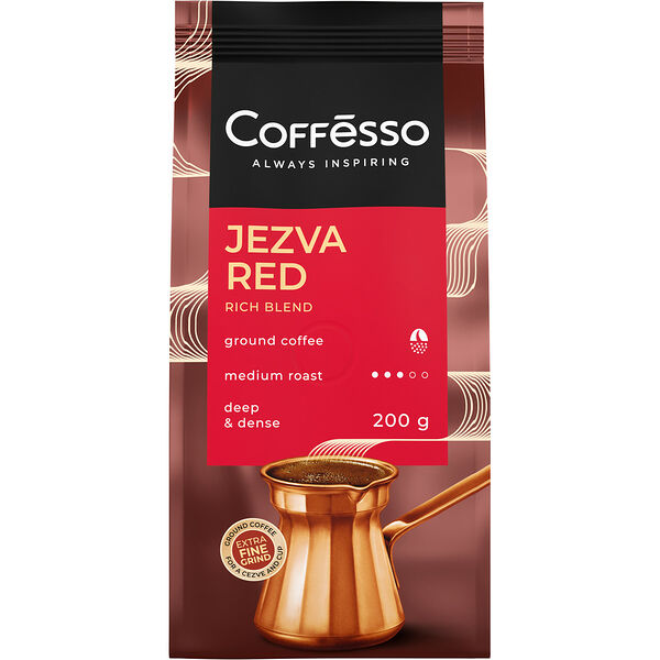 Кофе Coffesso JEZVA RED молотый 200г
