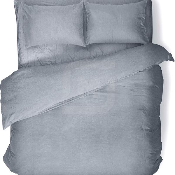 Комплект постельного белья Absolut Indigo Меланж двуспальный