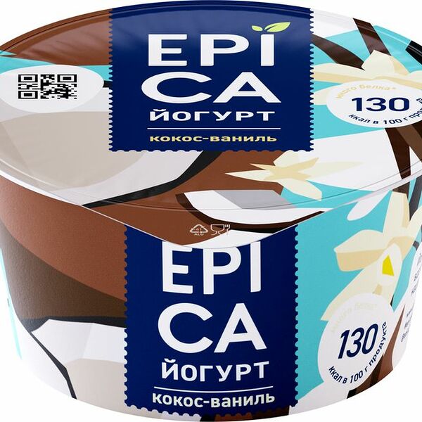 Йогурт Epica Кокос-ваниль 6,3% 130 г