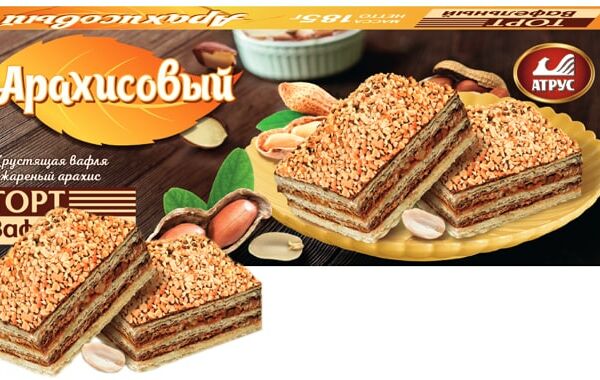 Вафельный торт Дарушка Арахисовый 185г