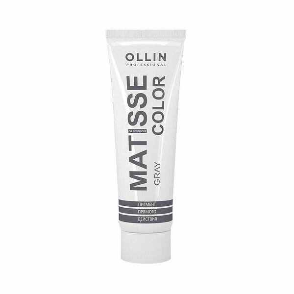 Маска для волос Ollin Professional Matisse Color тонирующая gray/серый 
