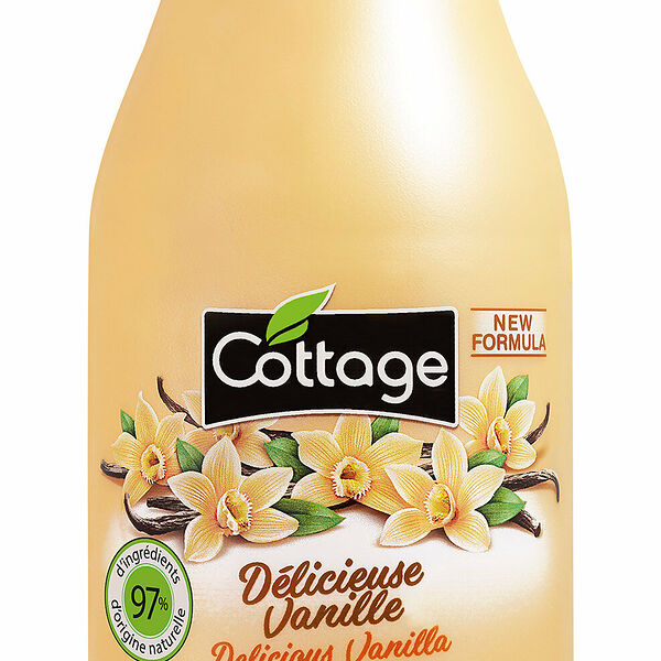 COTTAGE Молочко для душа Moisturizing Shower Milk - Delicious Vanilla увлажняющее, 250 мл, ваниль