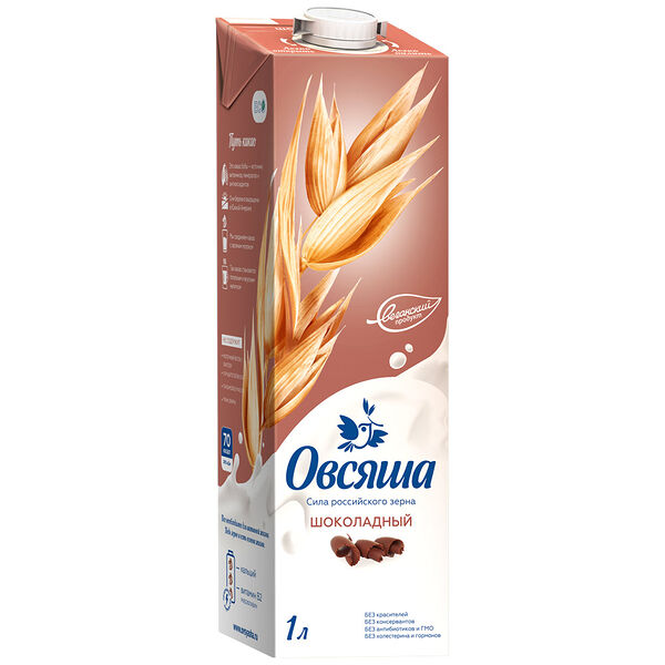 Напиток овсяный Овсяша Шоколадный