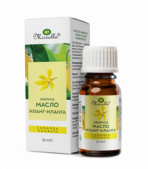 Масло эфирное Mirrolla иланг-иланг 10 мл