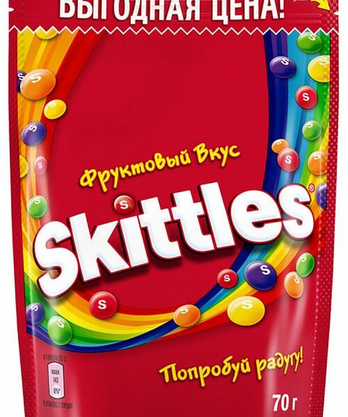 Драже Skittles Фрукты в сахарной глазури