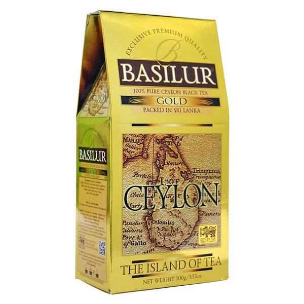 Чай Базилур Остров Цейлон Золотой черный, 100 г