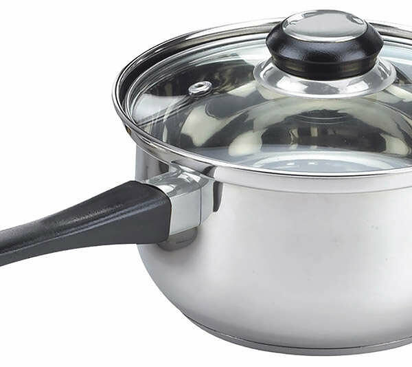 Ковш с крышкой стальной 1,1 л ТМ Wow Uno (Вов Уно)