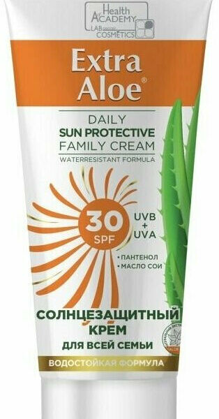 Vilsen Extra Aloe Солнцезащитный крем для всей семьи SPF30+ 100 мл 