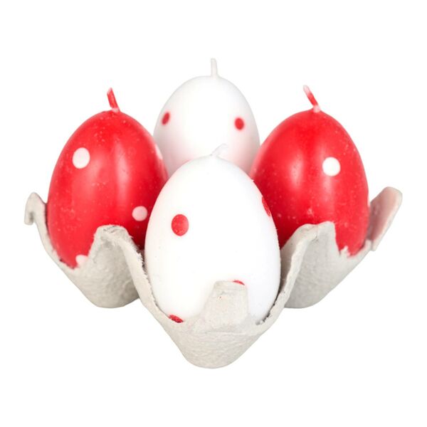 Набор пасхальных свечей - яиц 4 шт.