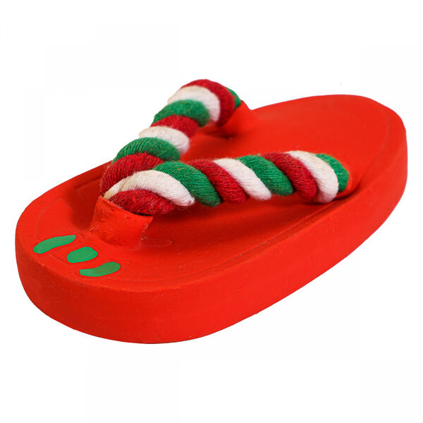 Игрушка для собак ZooOne Шлёпанец из латекса 11 см