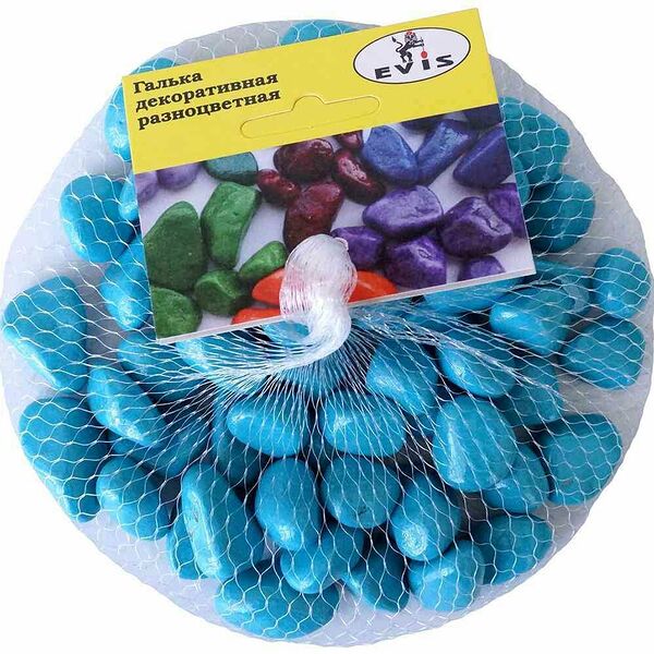Галька Evis крупная цвет: бирюза 10-15 мм