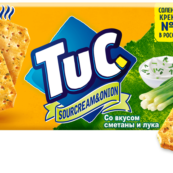 Крекер TUC со сметаной и луком