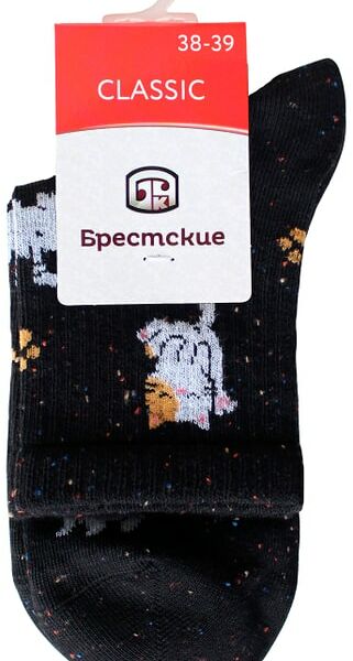 Носки женские Брестские Classic черный Размер 25