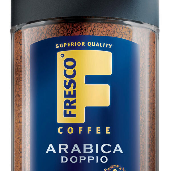 Кофе растворимый Doppio с добавлением молотого, FRESCO