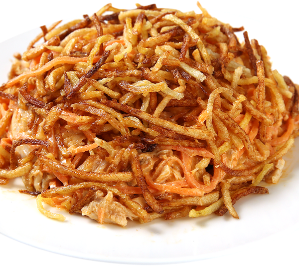 Закуска по-корейски с курицей  лоток вес 