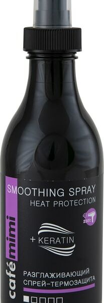 Спрей для волос Cafe Mimi Термозащита разглаживающий 250мл