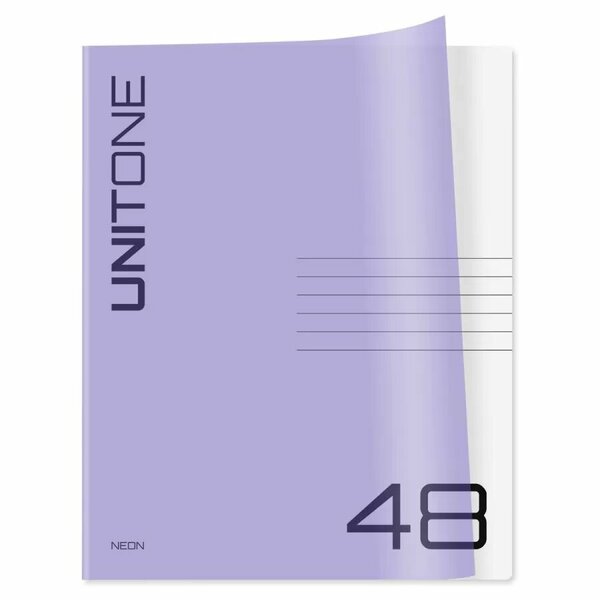 

Тетрадь BG UniTone. Neon 48 листов Линия UniTone. Neon, пластиковая обложка, в ассортименте