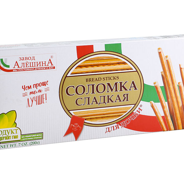 Соломка Завод Алешина Сладкая Для дочки, 200 г