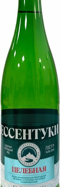 Вода Societe minerale Ессентуки Целебная минеральная газированная