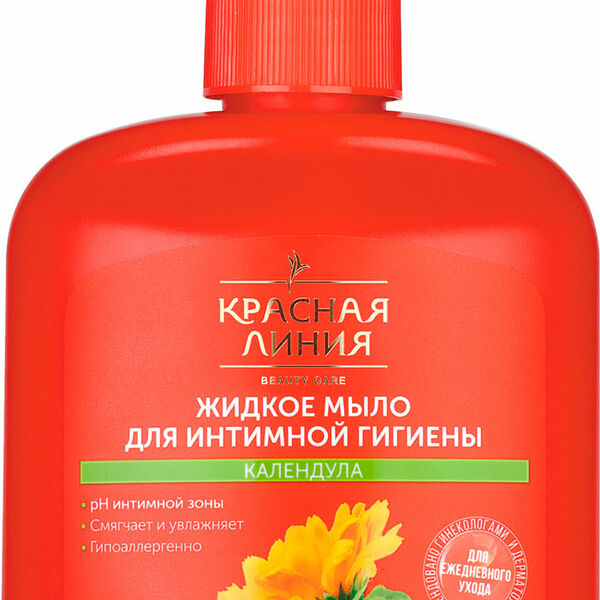 Жидкое мыло для интимной гигиены Красная линия Календула, 250мл