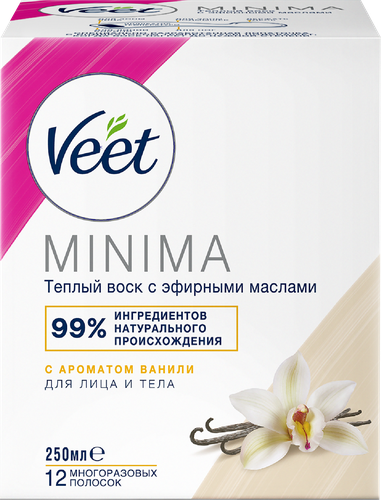 

Воск теплый для депиляции Veet с эфирными маслами 250 мл