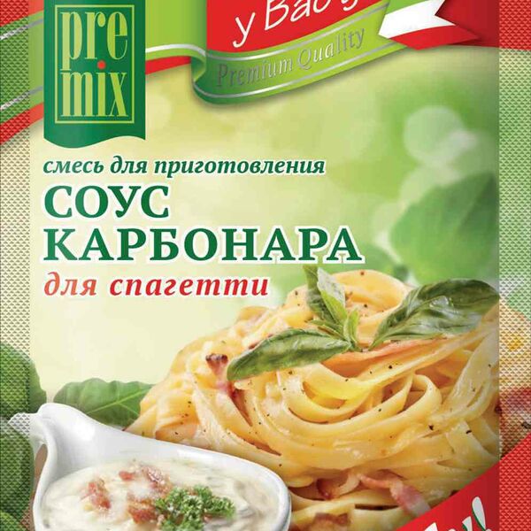 Смесь для приготовления соуса Карбонара Premix для спагетти