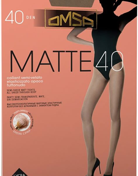 Колготки Omsa Matte 40 Daino Бежевый Размер 4