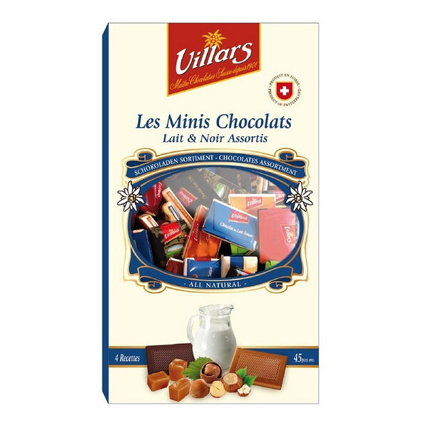 Шоколадные плитки Villars Ассорти