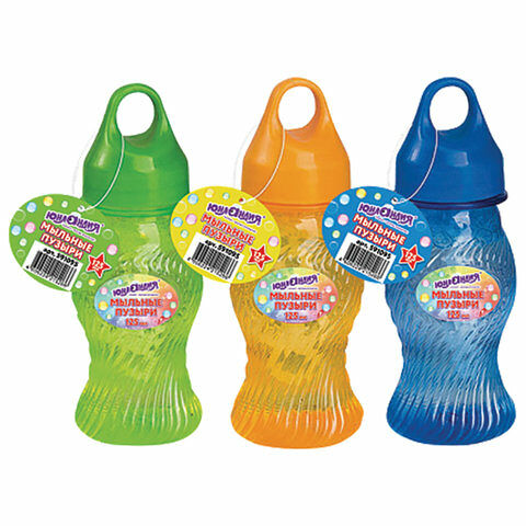 Мыльные пузыри Юнландия в фигурной баночке, в ассортименте