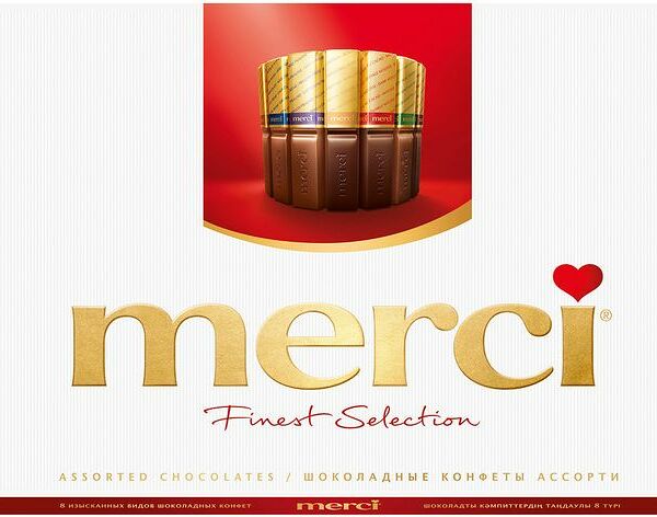 Набор конфет Merci ассорти 8 видов, 400г