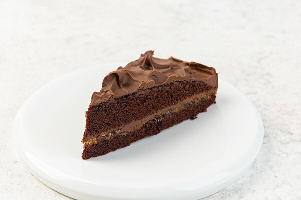 Пирожное веган Захер шоколад с абрикосом, кафе