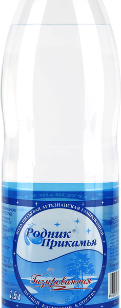 Вода питьевая РОДНИК ПРИКАМЬЯ газированная