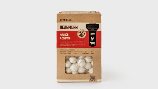 Пельмени микро мясное ассорти (Продукт замороженный)