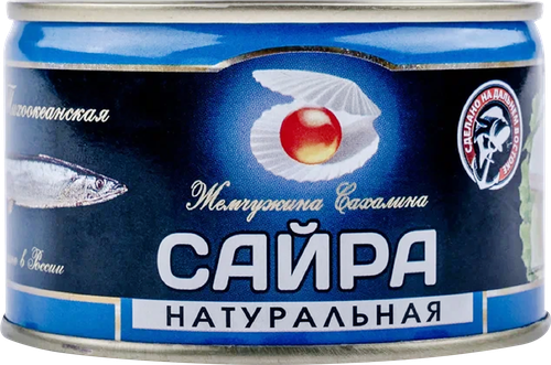 

Сайра тихоокеанская Жемчужина Сахалина натуральная кусочки 227 г