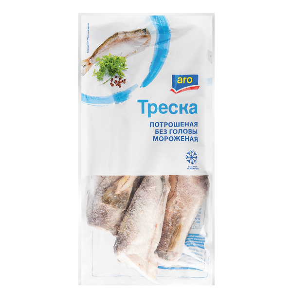 Треска Aro потрошеная без головы
